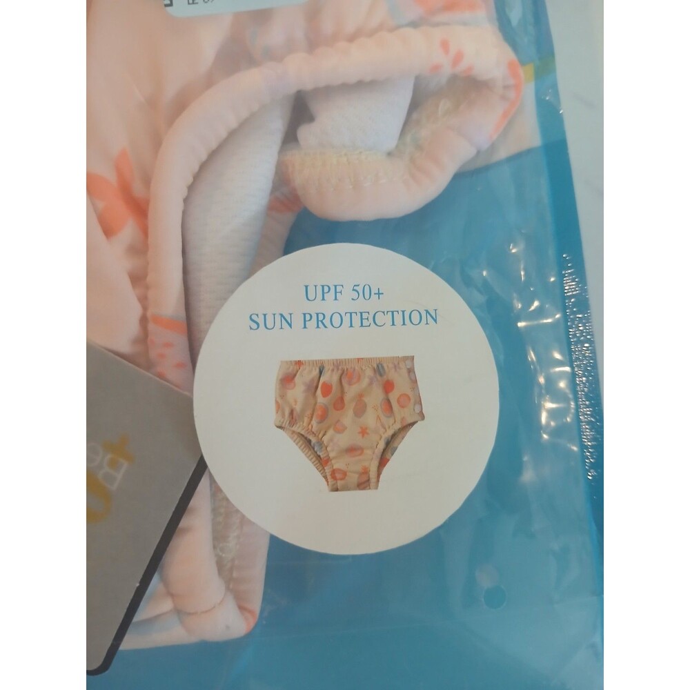 Reusable Swimsuit Diaper Pink Fruit Toddler 18-24 Months New - Picture 3 of 3